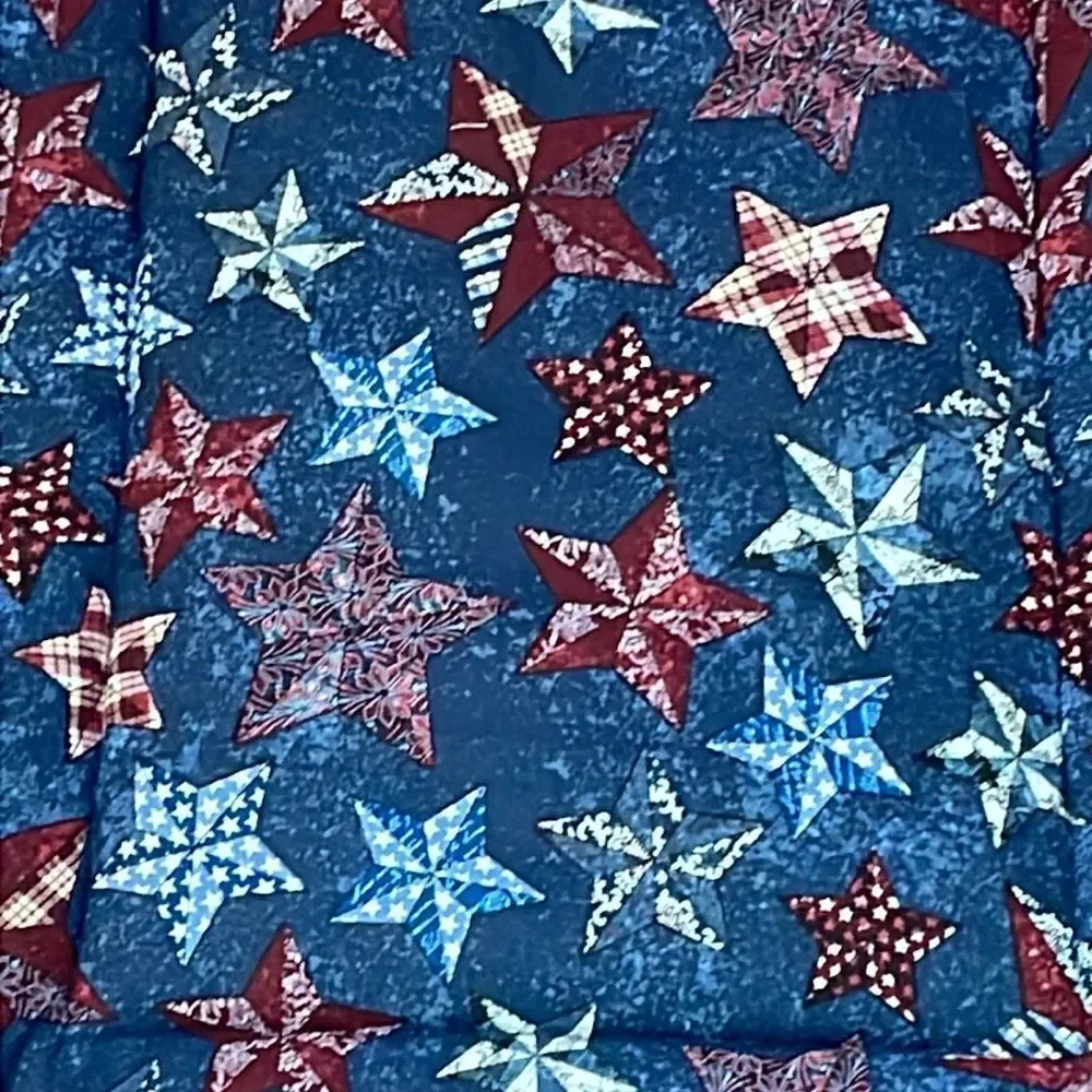 Pet, Dog, Cat Mat/Bed, Americana Patriotic Stars, 18 x 24